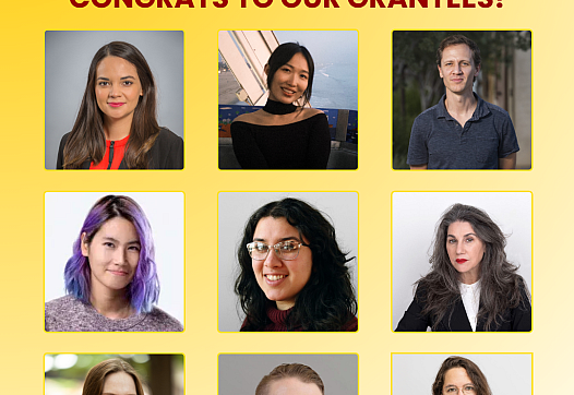 Nine grantees taking part in the 2025 Impact Fund for Reporting on Health Equity and Health Systems.