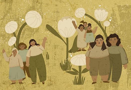 A group of women 