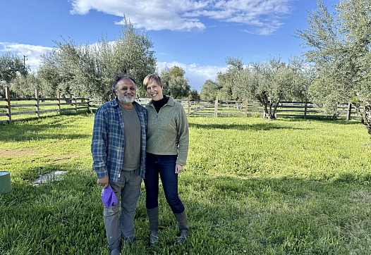 2 people in a field