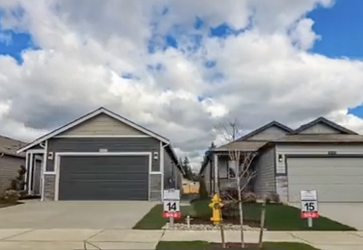 A row of houses