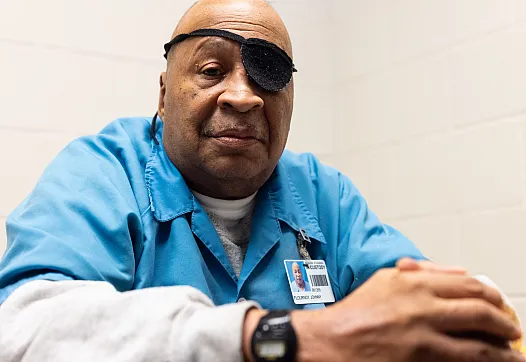 A person with an eye patch