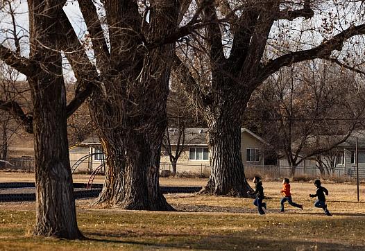 Image of children playing in ground