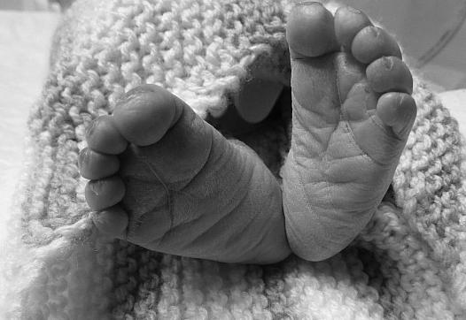Image of child's feet