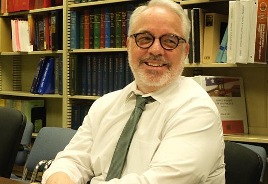 A person sitting on a chair