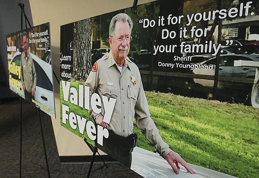 Sheriff Donny Youngblood stars in new valley fever PSA