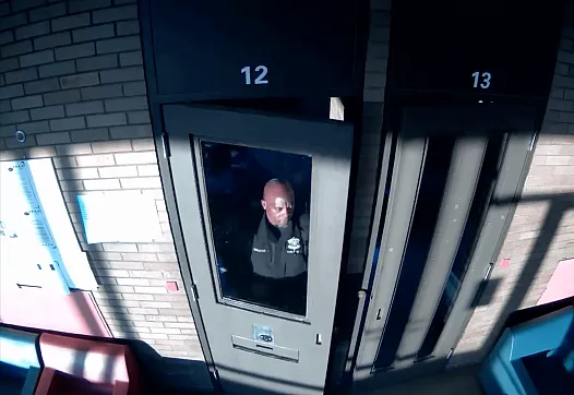 A surveillance video