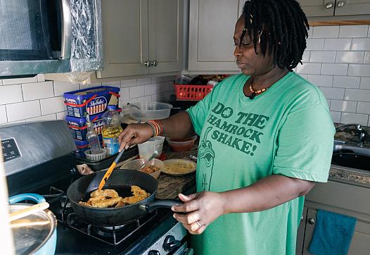 Image of a person cooking