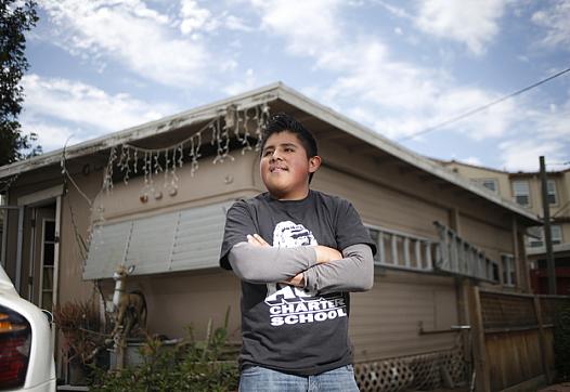 Portrait of Juan España Jr., 16, at his home in San Jose, Calif., on Sunday, May 31, 2015. Every two weeks for the past five years, 16-year-old Juan España Jr. s family in San Jose must drive him to Los Angeles to receive a special day-long dialysis-like treatment that cleans his blood of high levels of LDL cholesterol. There are no facilities in the Bay Area that can treat him and will accept his Medi-Cal plan. (Josie Lepe/Bay Area News Group) (Josie Lepe)