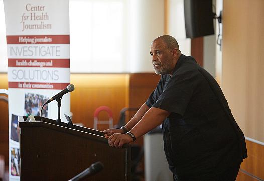 James Bell, founder and president of the W. Haywood Burns Institute, talks to 2018 National Fellows this week.