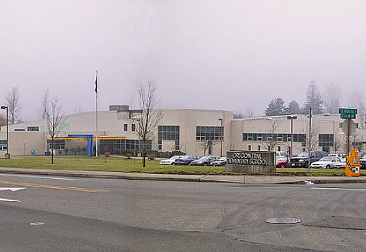 An elementary school near Sunnyside, Oregon
