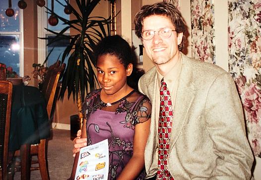 Craig Peterson with his daughter, Ashley.