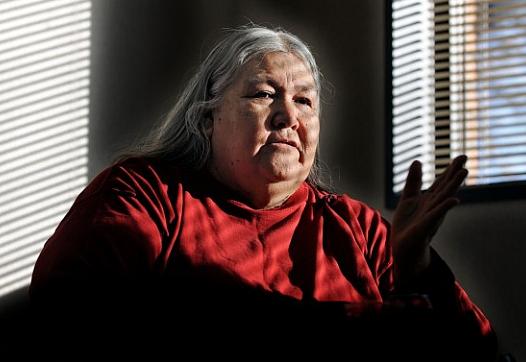 Letitia Stewart talks about losing her 21-year-old son, Edward Bee Fast Horse III, to suicide on Dec. 29, 2008. She feared her son's soul had been lost afterward, but her pastor assured her that was not the case. "That really lifted that burden. It made me feel better. I believe he's in heaven."  JAMES WOODCOCK/Gazette Staff
