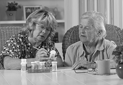 Different pills coming in the same colored bottles can make it difficult for seniors to be sure they are taking enough of the ri