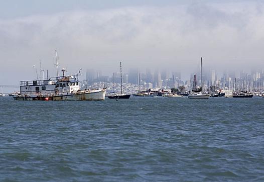 TO THE RACES Increased police focus on the anchor-outs is causing anxiety among boat dwellers over the America's Cup finals, held in the Bay next year.