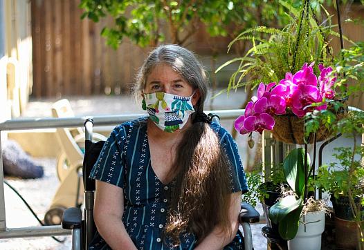 Ingrid Tischer, who lives with a rare form of muscular dystrophy, was one of two women the author followed as they navigated the