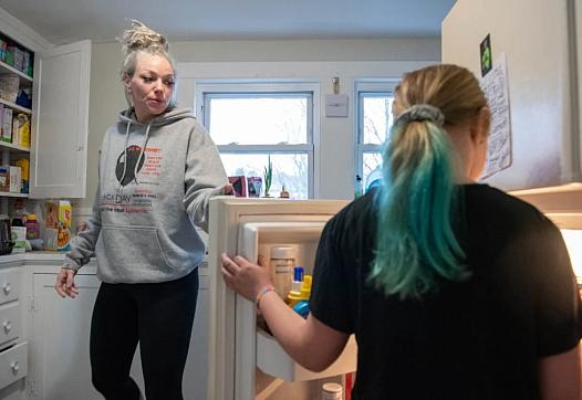 Tiana Warriner, a 28-year-old mother of two, was one of the mothers featured in the reporter’s stories for the Lewiston Sun Jour