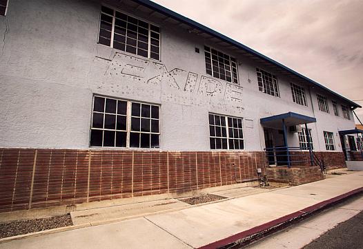 The now-shuttered Exide battery plant in Los Angeles. (Joanne Kim/Capital & Main)