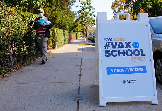 Community organizations partnered with New York’s Department of Health to vaccinate children against COVID in the fall of 2021. 