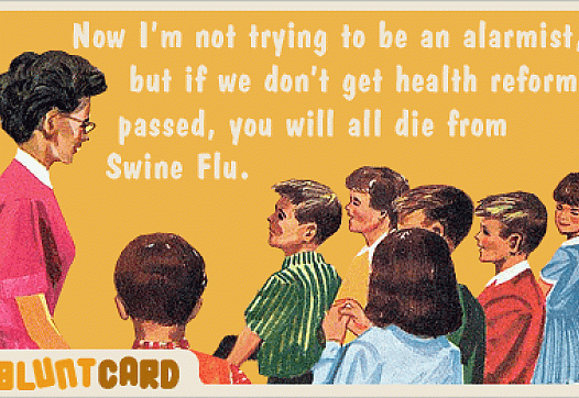 Health Reform Parody Image - Teacher and Kids