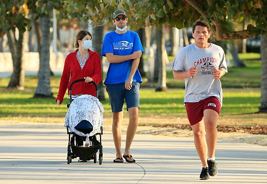 Is this family breathing in this runner’s plume? Or are the rules outside fundamentally different?