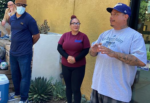 Eugene Walker, Patricia Gomez and Salvador Chacon talk about their life paths with journalists in the 2022 National Fellowship d