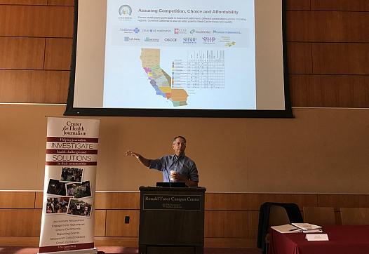 Covered California Executive Director Peter V. Lee speaks to California Fellows this week.