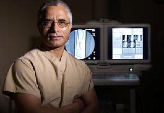 Dr. Brijesh Bhambi practices at the Bakersfield Heart Hospital.
