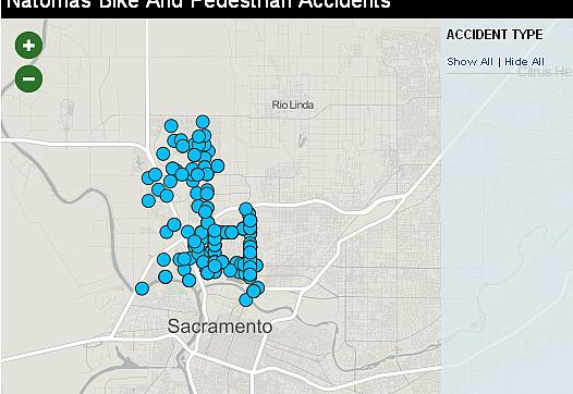 Natomas bike and pedestrian accidents
