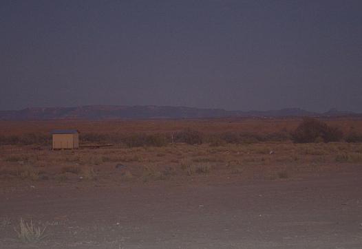 The Navajo Reservation near Many Farms, Arizona.