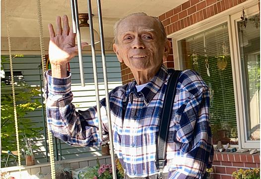 Gene Ampon, 75, at the Seattle home he shared with his life partner, Roger Anderson.