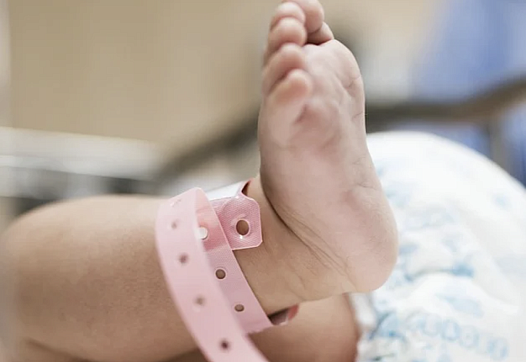 A baby's foot.