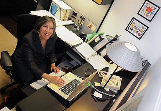 Linda Derivi, owner of Derivi Construction and Architecture Inc. in Stockton, supports the federal health care law that is desig