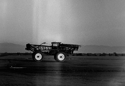Tractor on field