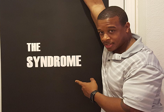 Sgt. Aaron Rasheed, promoting The Syndrome