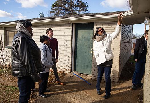 In 2017 Josie Williams and the Greensboro Housing Coalition walked through the Cottage Grove neighborhood, pointing out issues t