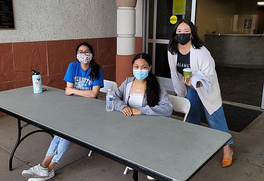 On June 5, community leaders helped with a pop up vaccination clinic in Carson, Calif.