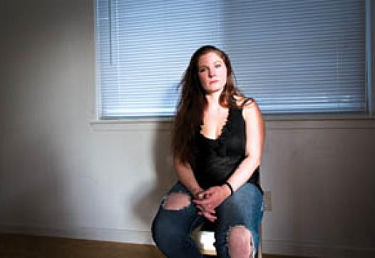 First detained at the age of 12 for stealing beef jerky, Ashley Drake, now 22, is struggling to escape the juvenile hall-to-prison pipeline that inordinately impacts psychologically troubled youth.  PHOTO BY STEVEN CHEA