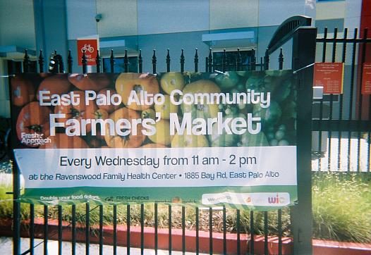 The East Palo Alto Farmers Market is held Wednesdays from 11 a.m. to 2 p.m.