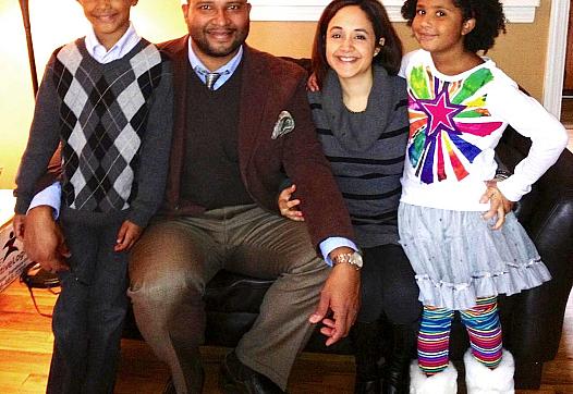 Nelba Márquez-Greene, second from the right, stresses the importance of strong relationships in healing from trauma. Her daughter, Ana (right), was killed at Sandy Hook Elementary School in December 2012. (Courtesy of the Márquez-Greene family.)