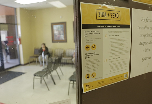 Patients wait for care in a Coachella Valley waiting room. Credit: Mathew Ornelas / KVCR