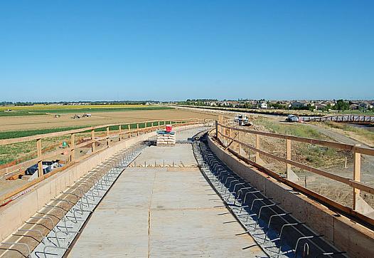 The new I-80 bike and pedestrian bridges