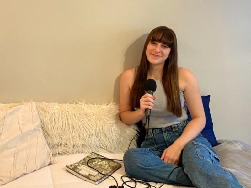 Casey Kamali, a Los Gatos High School alum, launched her own podcast to give students a space to talk about mental health issues. (Courtesy of Casey Kamali)