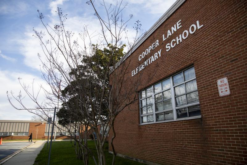 Cooper Lane Elementary School in Landover Hills, Maryland.