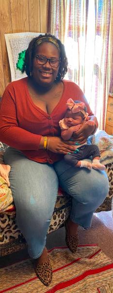 Renee Schoolfield’s daughter, Azlyn Briel, was born in September 2020. CONTRIBUTED