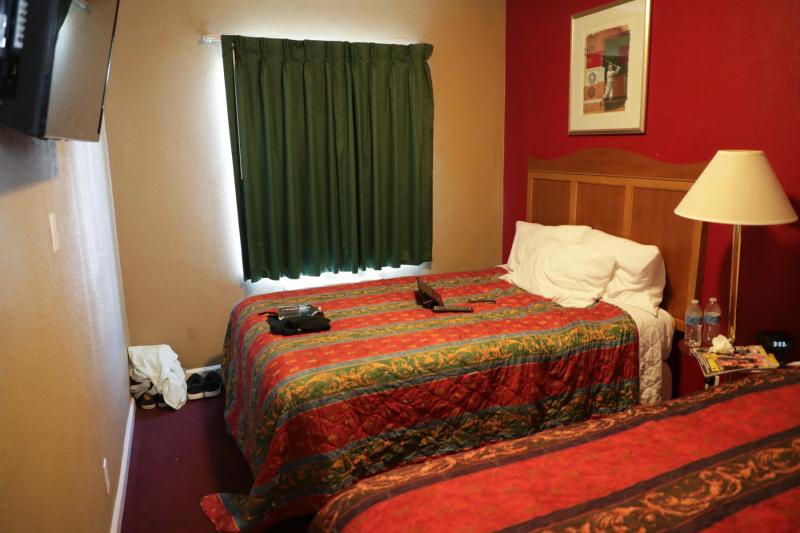 Lee Fournier's hotel bedroom provided by Project Roomkey is photographed on Sunday, October 11, 2020, at Rodeway Inn & Suites in Indio, Calif. Project Roomkey is an effort by the state to house individuals experiencing homelessness during the COVID-19 pandemic. VICKIE CONNOR/THE DESERT SUN