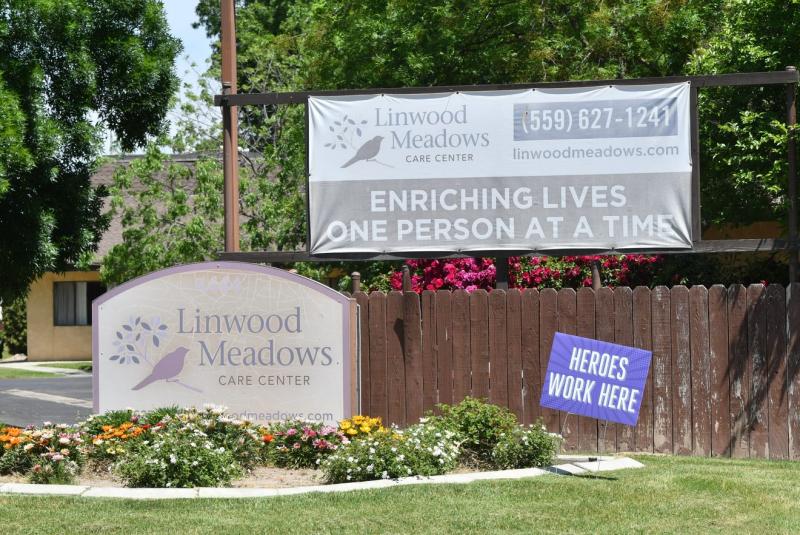 Linwood Meadows Care Center in Visalia announced 10 of its patients tested positive for COVID-19. Joshua Yeager
