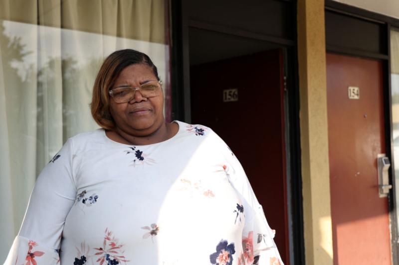 Deloris Weatherspoon told the Mississippi Free Press that the conditions in her apartment were unlivable, with significant mold and water damage. Photo by Nick Judin