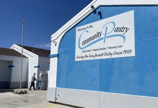 The Community Pantry in Hemet has become a source of food aid for many in the community. With inflation rising in 2022, visitors say without the pantry they would not have enough food for their households. (Photo by Javier Rojas/Inland Valley Daily Bulletin/ SCNG)