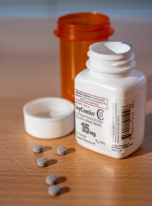 A bottle of Purdue Pharma OxyContin 15 mg pills. Andree Kehn/Sun Journal