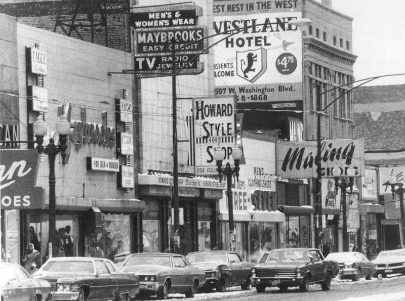 Madison Street and Pulaski Road about 50 years ago. Sun-Times file